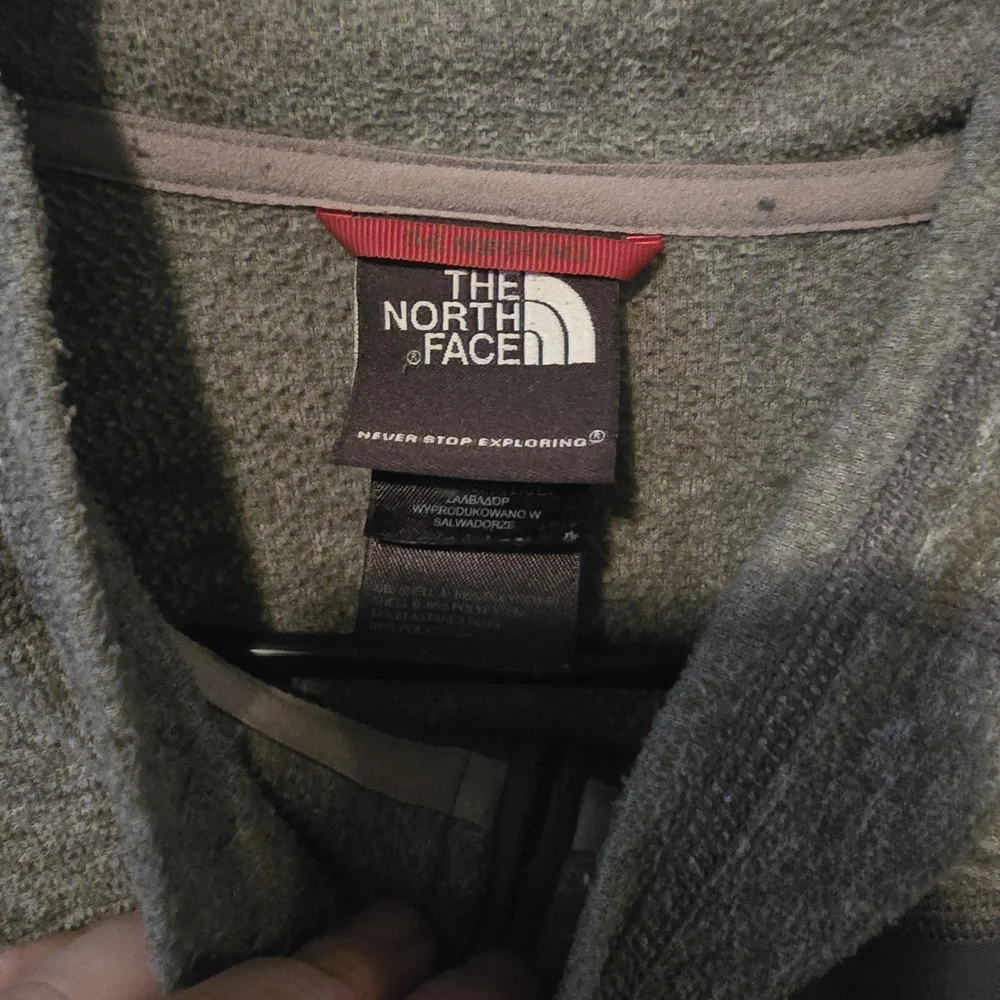 The North Face Gray 1/2 Zip Pullover